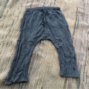 Tocoto vintage pants 2t toddler boys blue gauze 100% cotton pull on